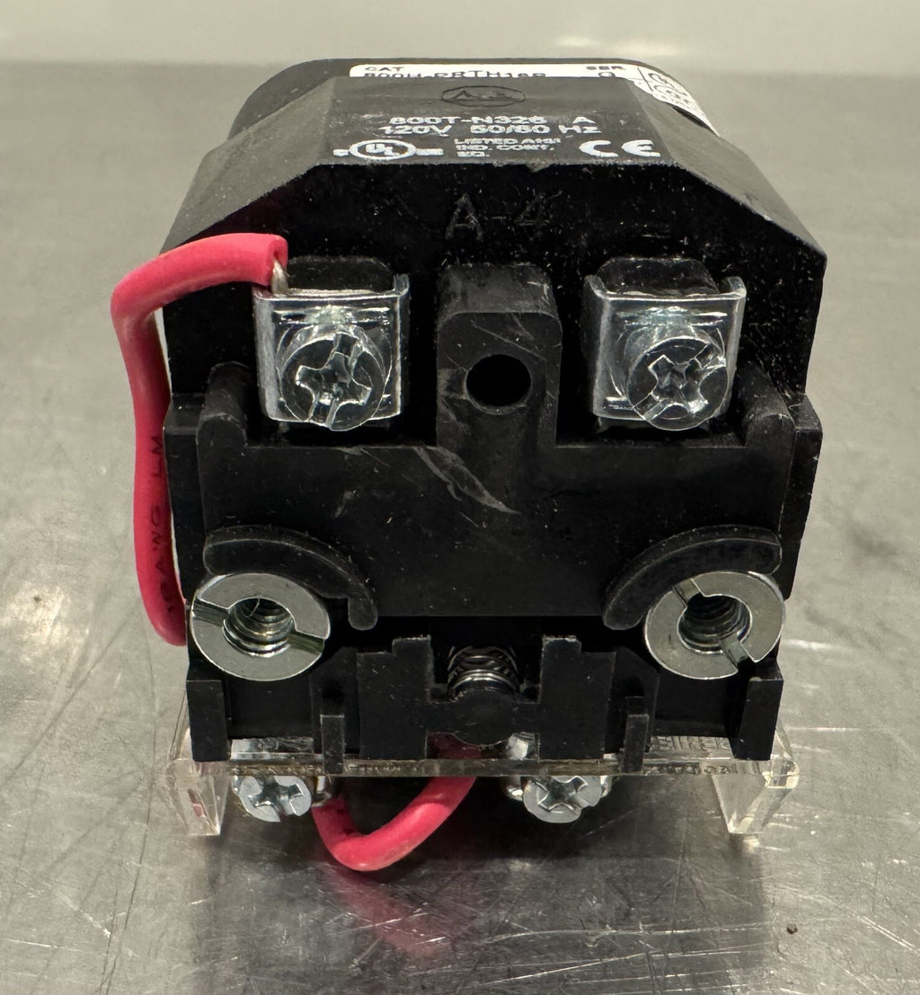 Allen Bradley 800H-PRTH16R Pilot Light 30mm Red Lens Push To Test NEW SHIPS FREE