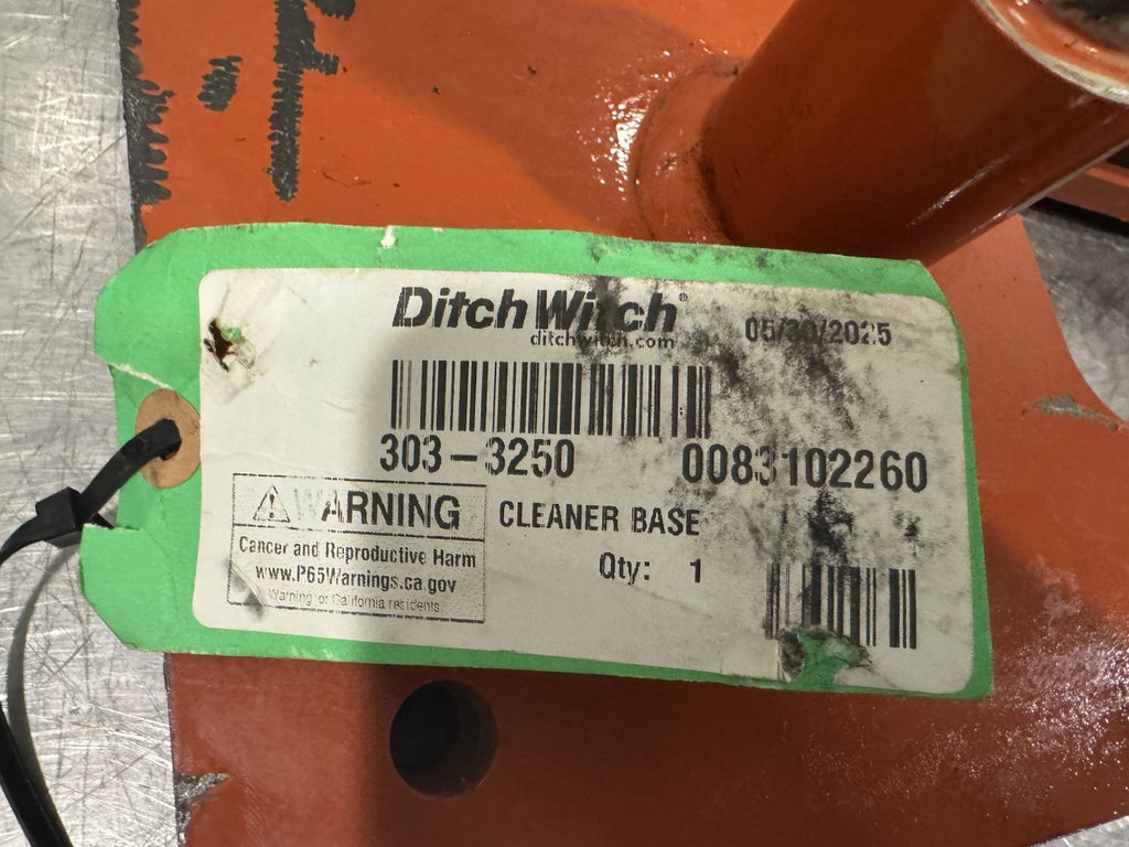 Ditch Witch 303-3250 Cleaner Base Genuine NEW! FREE SHIPPING!