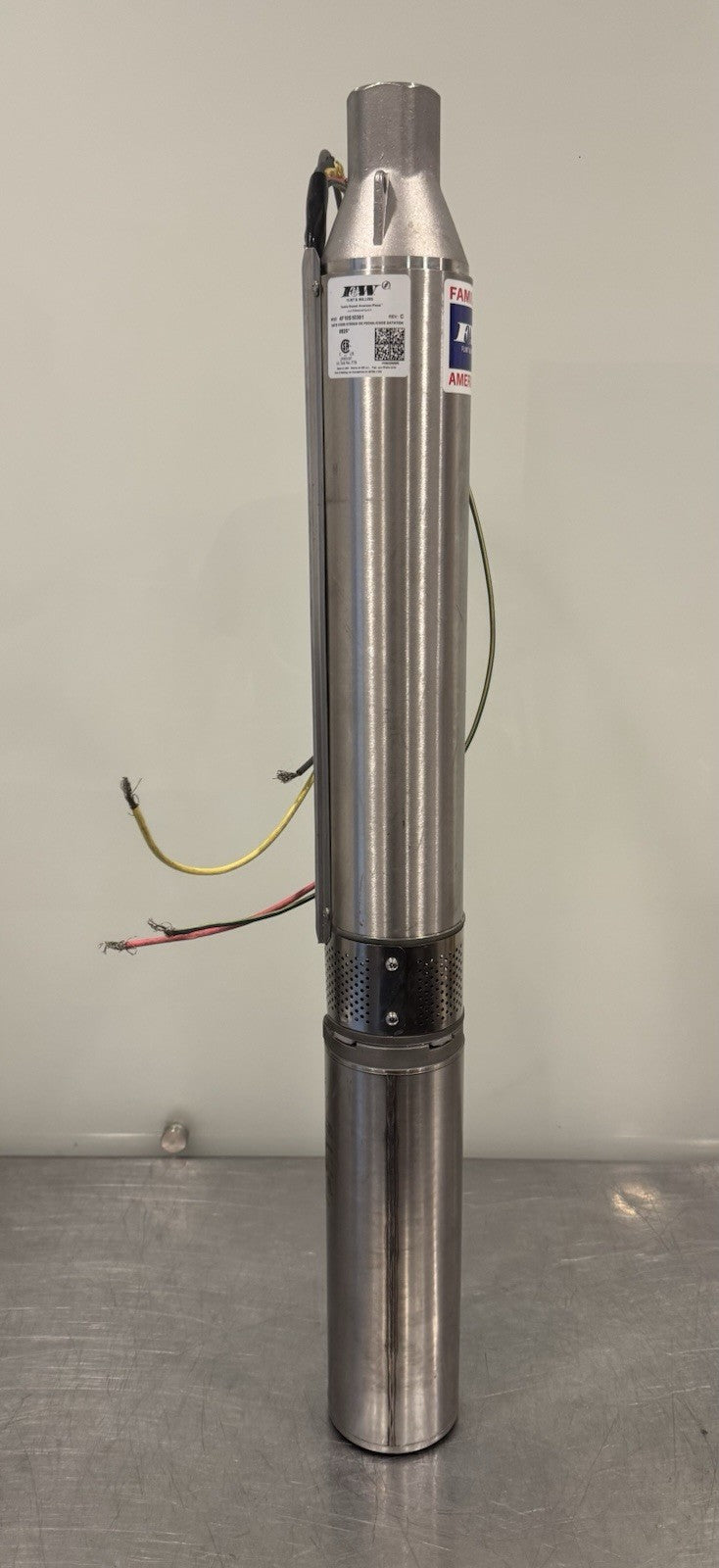 F&W 4F10S10301 Submersible Well Pump 1HP 10 GPM 220V 3 Wire NEW! FREE SHIPPING!