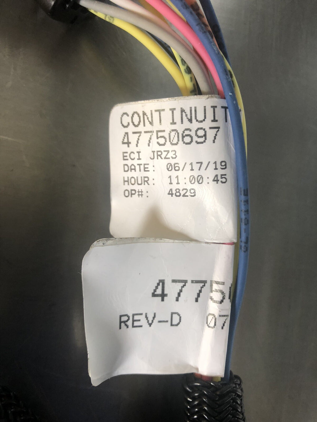 Case IH 47750697 Upper Sieve Control Wire Harness NEW!! FREE SHIPPING!!!