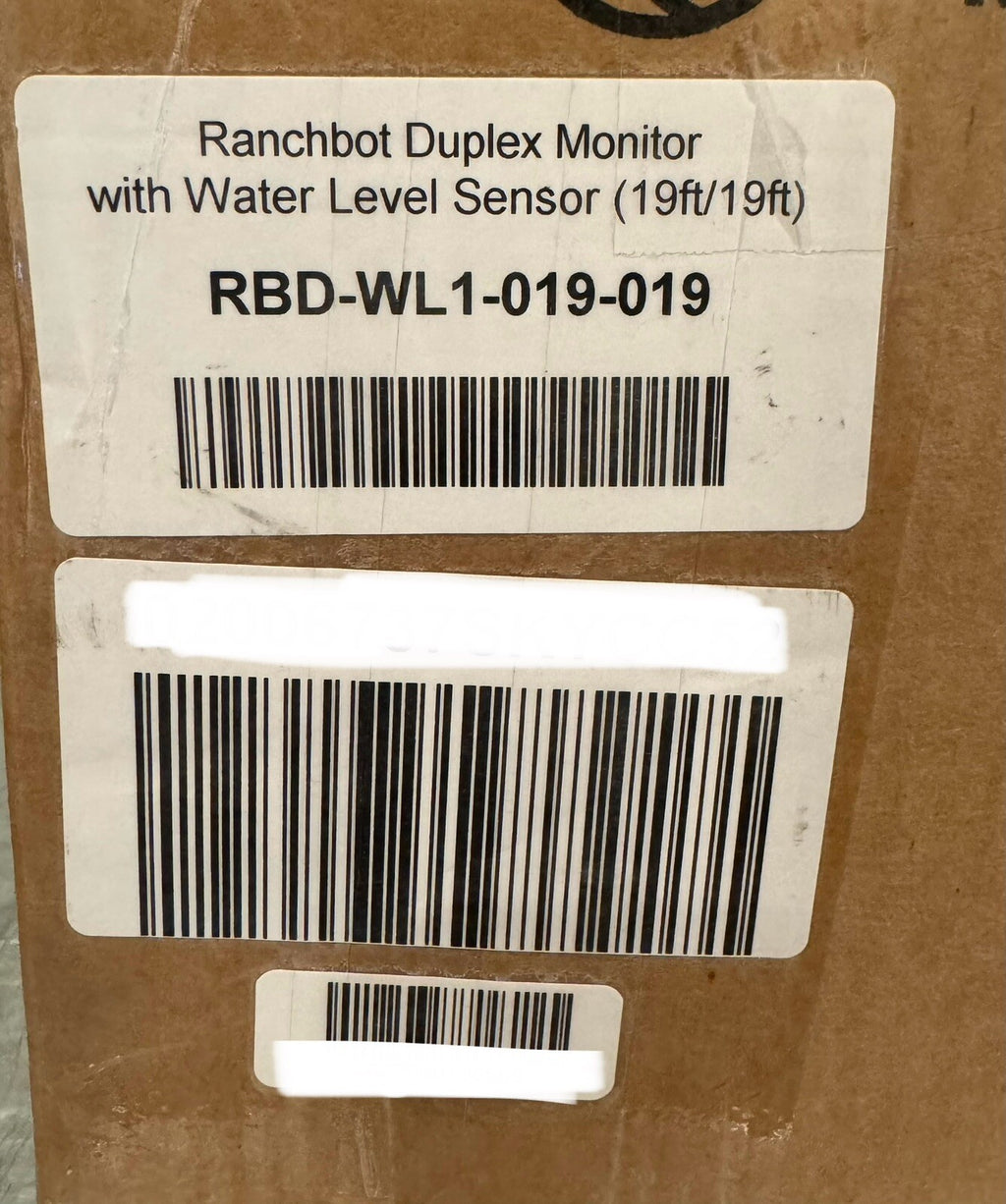 Ranchbot RBD-WL1-019-019 Water Monitor M01-MK7-S2 NEVER INSTALLED! UNTESTED!