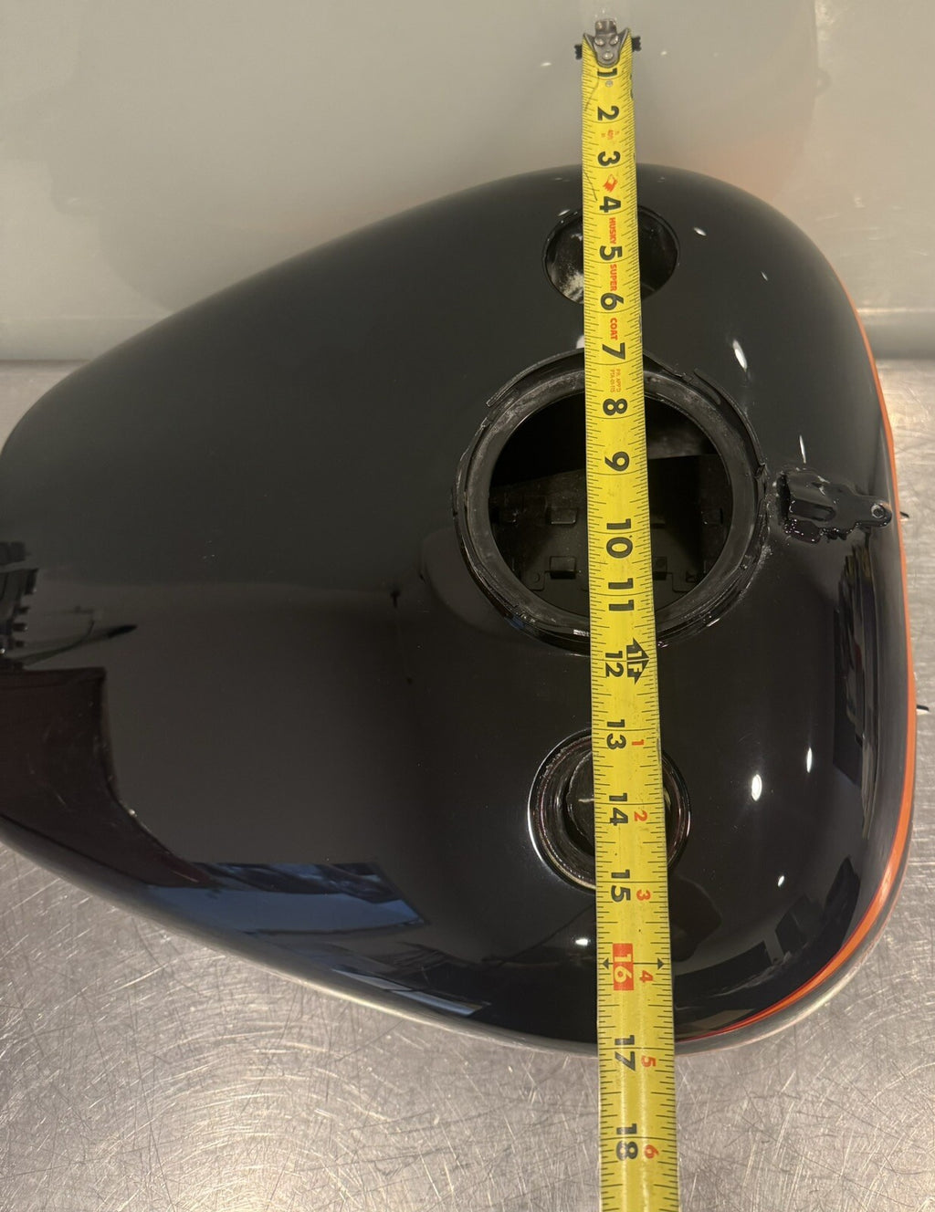 Harley Davidson Gas Tank HR3 Orange & Black NEW! FREE SHIPPING!