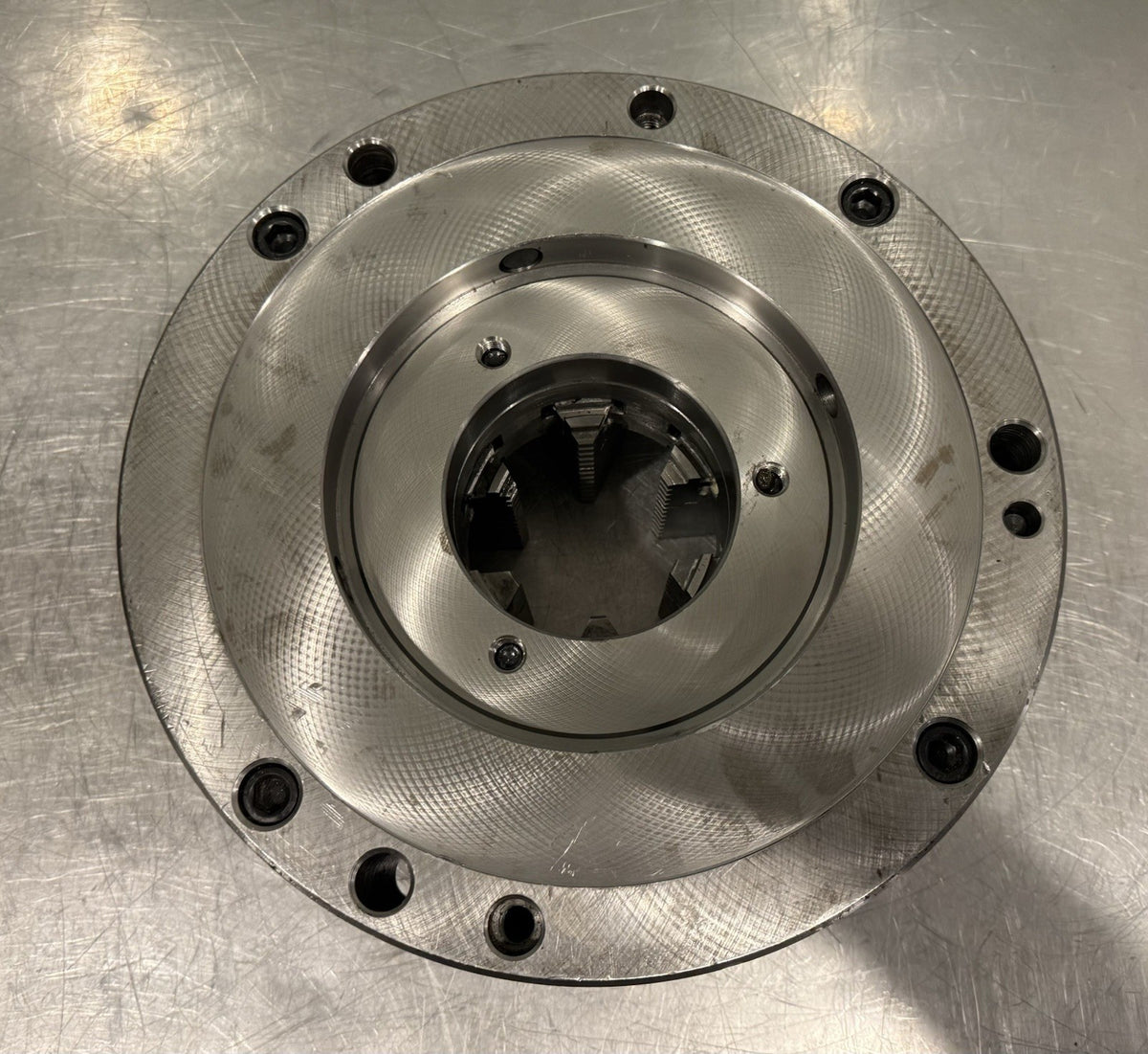 Hertel 12” 6 Jaw Manual Lathe Chuck Adjustable 1500 Max RPM 2505/40220 NEW!