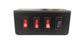 Abrams ATSP-400 Rocker Switch 12V Premium Switch Box Panel NEW! FREE SHIPPING!