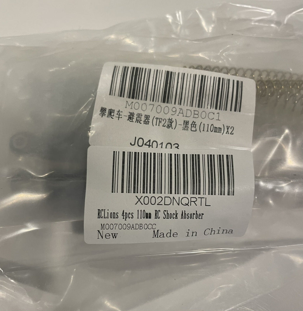 RC Lions 110mm Shocks SET OF 4 NEW! FREE SHIPPING!!
