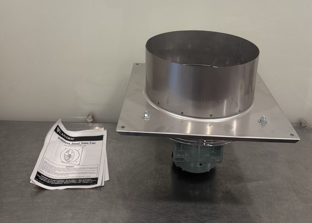Esapco CF1740 Canarm Tube Fan 12” Stainless TF12 S.S. NEW IN BOX! FREE SHIPPING!