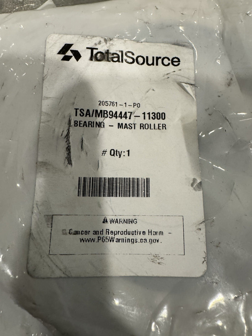 Total Source MB94447-11300 Mast Roller Bearing Mitsubishi 94447-11300 NEW!