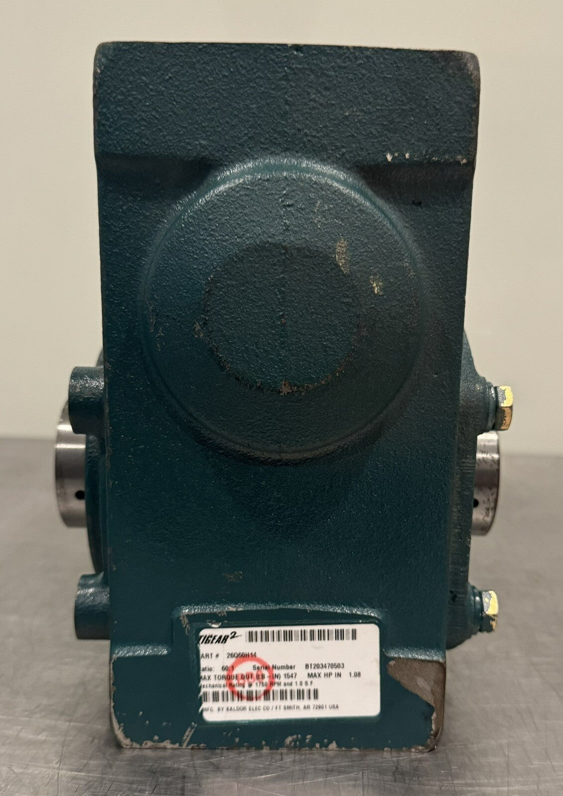 Dodge 26Q60H14 Tigear2 60:1 Worm Gear Reducer NEW! FREE SHIPPING!
