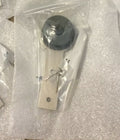 Quiet Glide Strap With Roller, Round Stick Part# Qg.1304.RS.02 Satin Nickel
