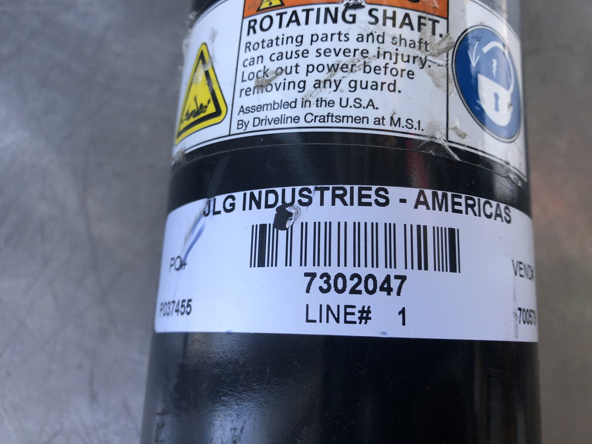 JLG 7302047 Driveshaft Assembly NEW! FREE SHIPPING!!