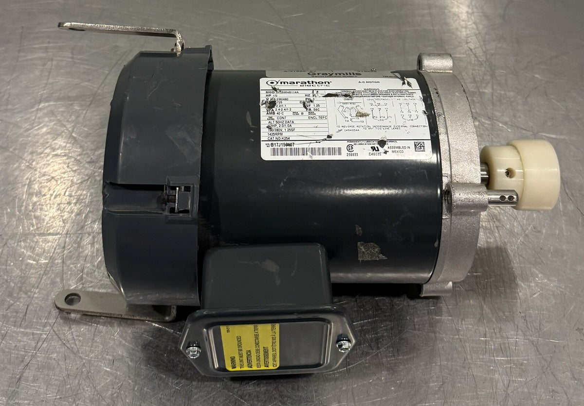 Marathon 5K35MNB114A Motor 1/2HP 208-230/460V K254 NEW! FREE SHIPPING!