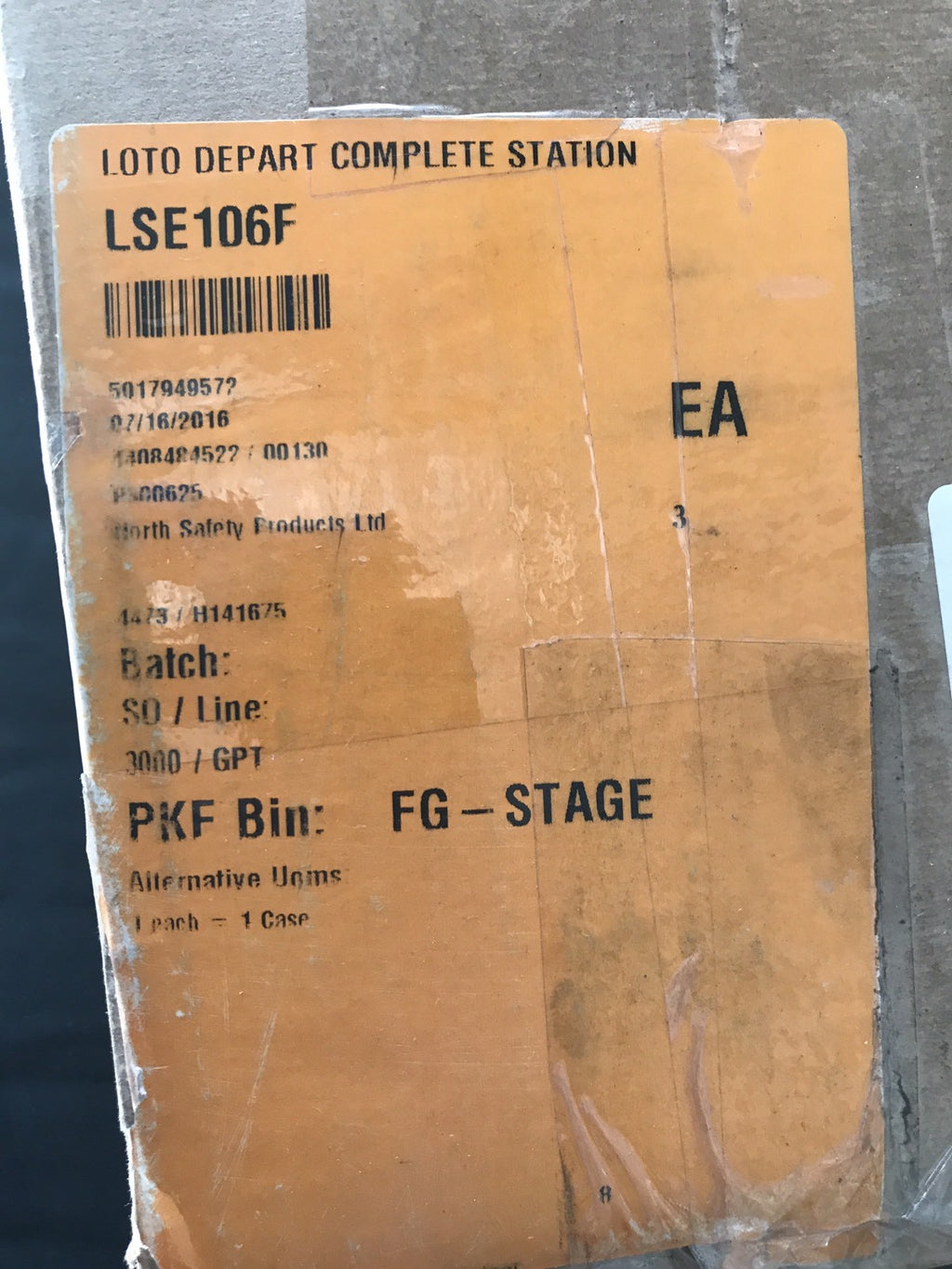 Honeywell 21'' X 29'' Polystyrene Departmental Complete Lockout Station NEW
