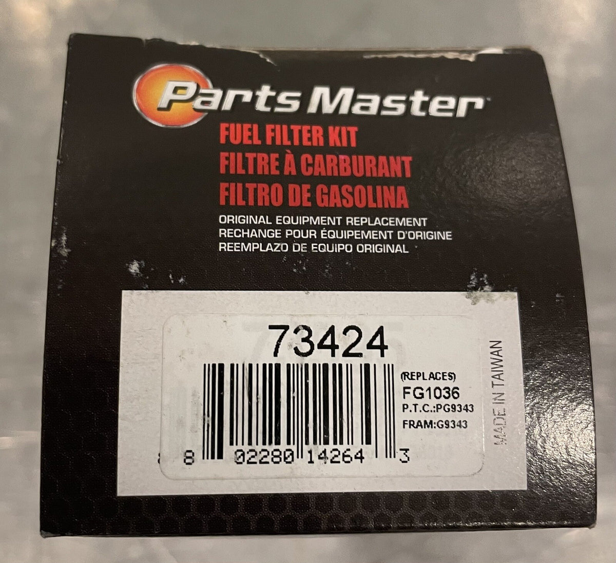 Parts Master 73424 Fuel Filter FG1036 PG9343 G9343 NEW! FREE SHIPPING!