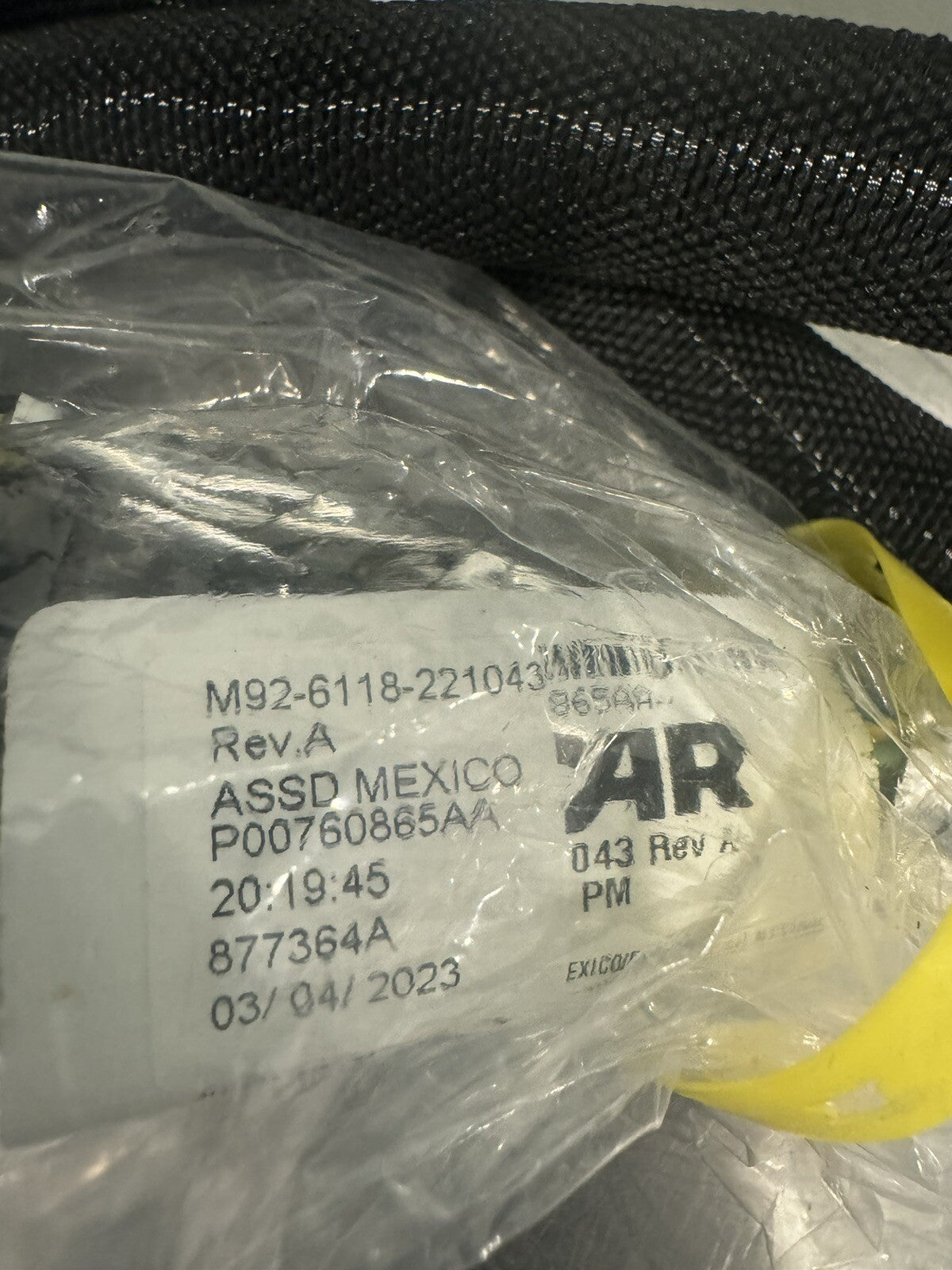 M92-6118-221043 Peterbilt Harness Aftertreatment NEW! FREE SHIPPING!