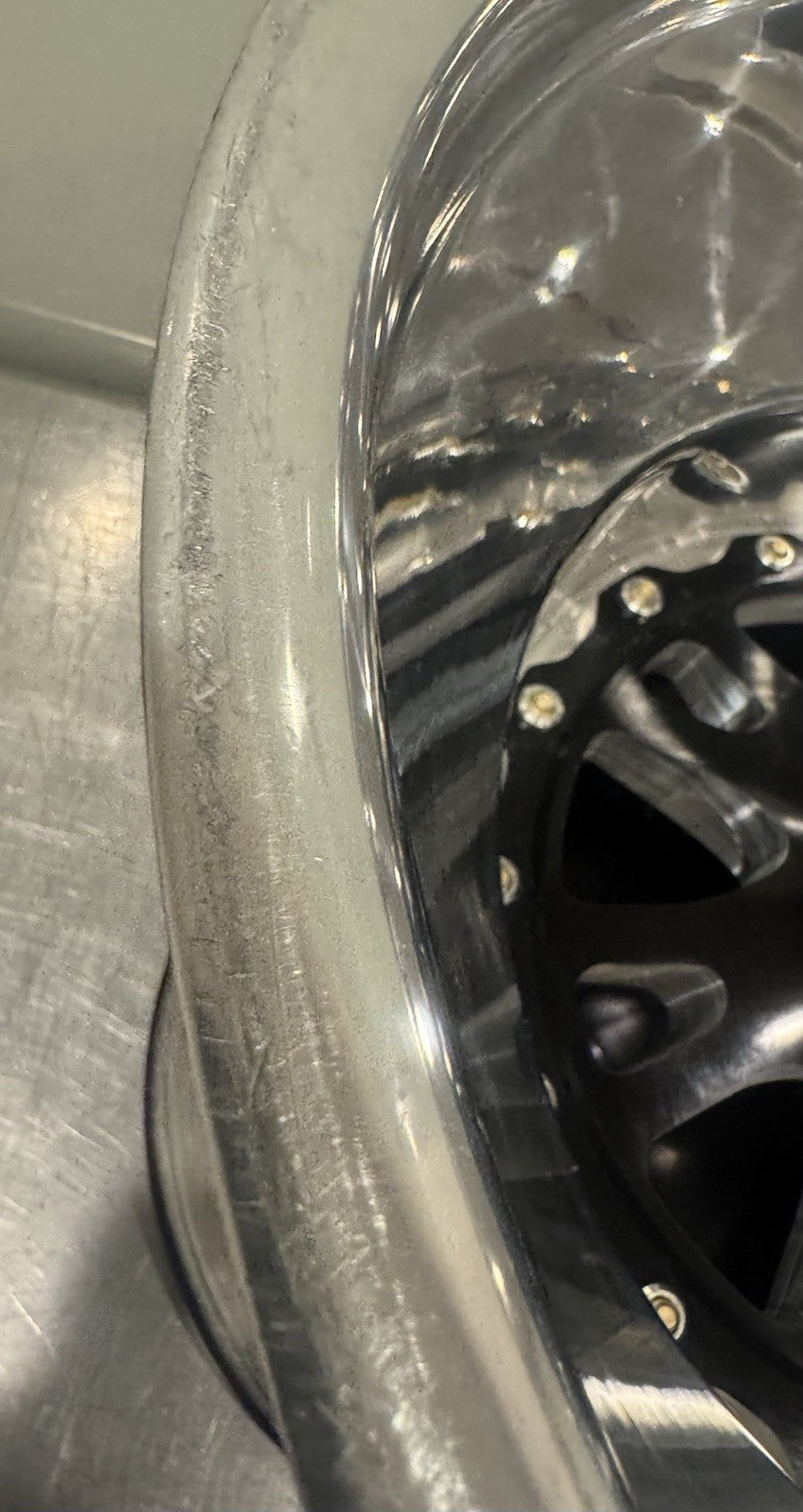 Vahlco 418P-15070-1 Aluminum Sprint Rim SEVERAL SCRATCHES NEW! 