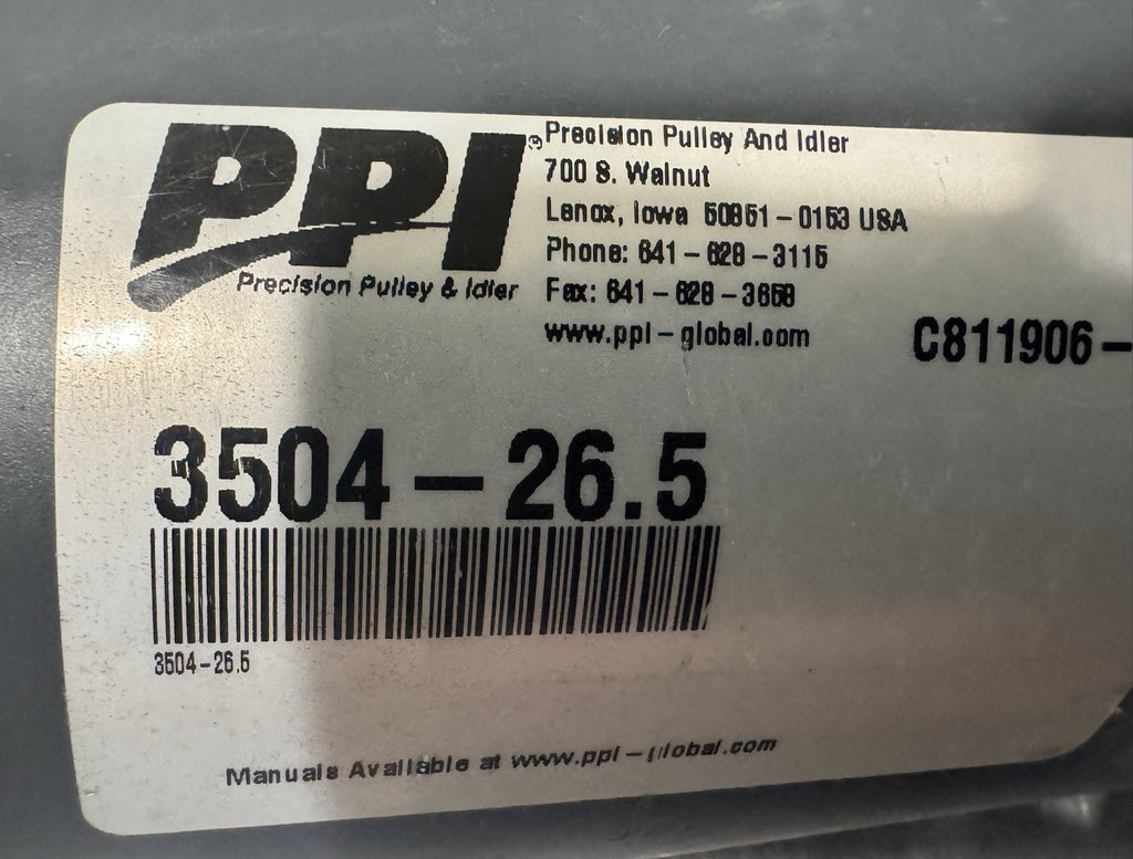 PPI 3504-26.5 Roller Precision Pulley & Idler NEW! FREE SHIPPING!
