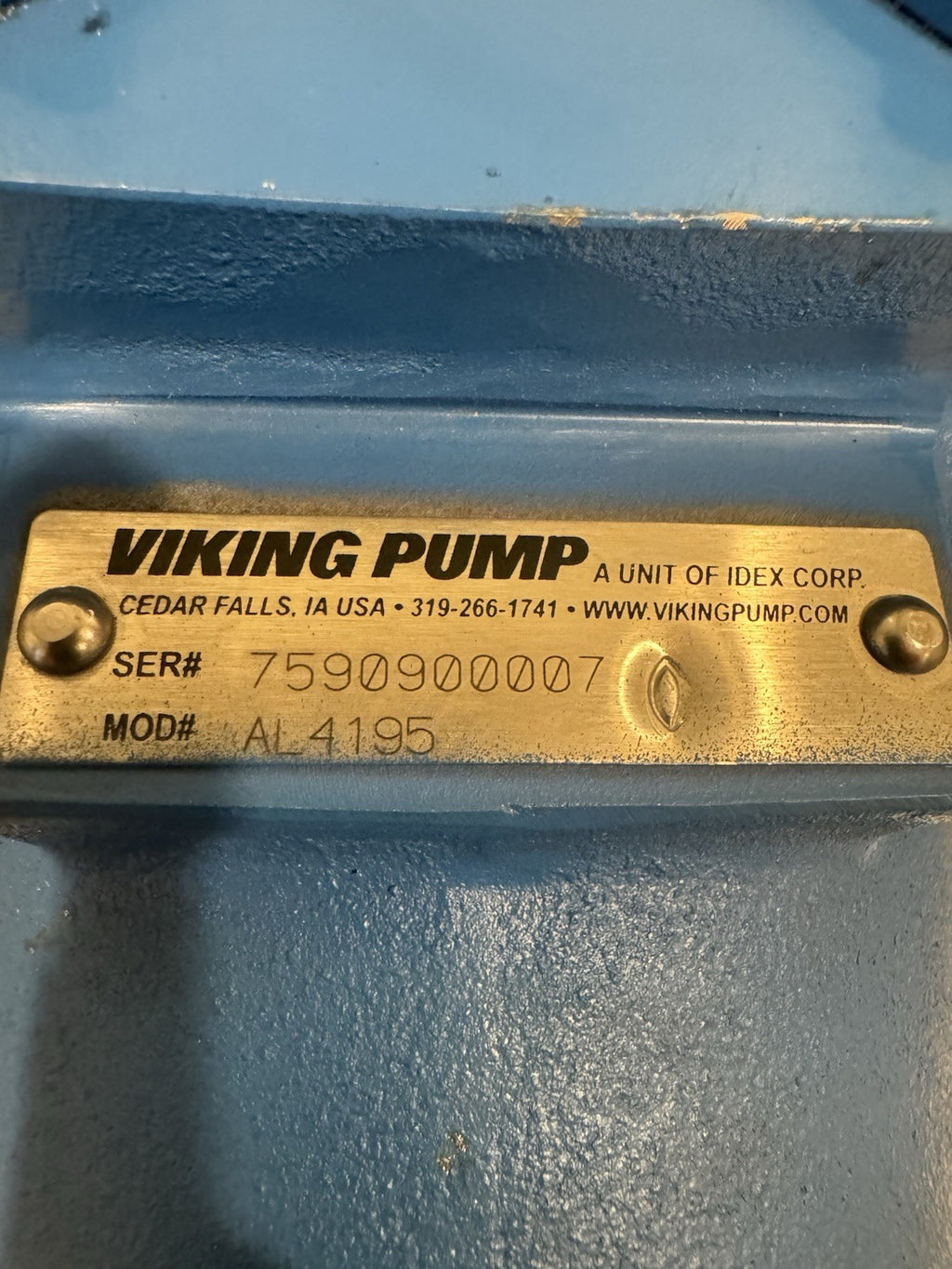 Viking Pump AL4195 Cast Iron Gear Pump NEW! FREE SHIPPING!