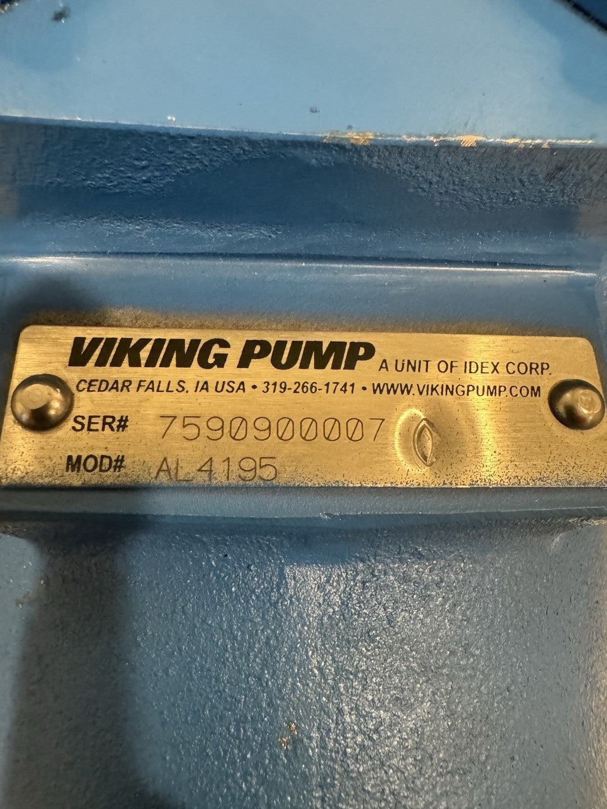 Viking Pump AL4195 Cast Iron Gear Pump NEW! FREE SHIPPING!