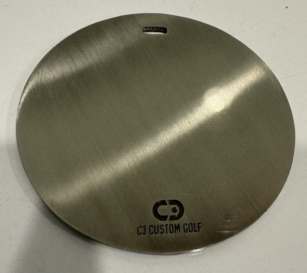C3 Custom Golf Chiseled Edge Bag Tag Ball Marker NEW! FREE SHIPPING!