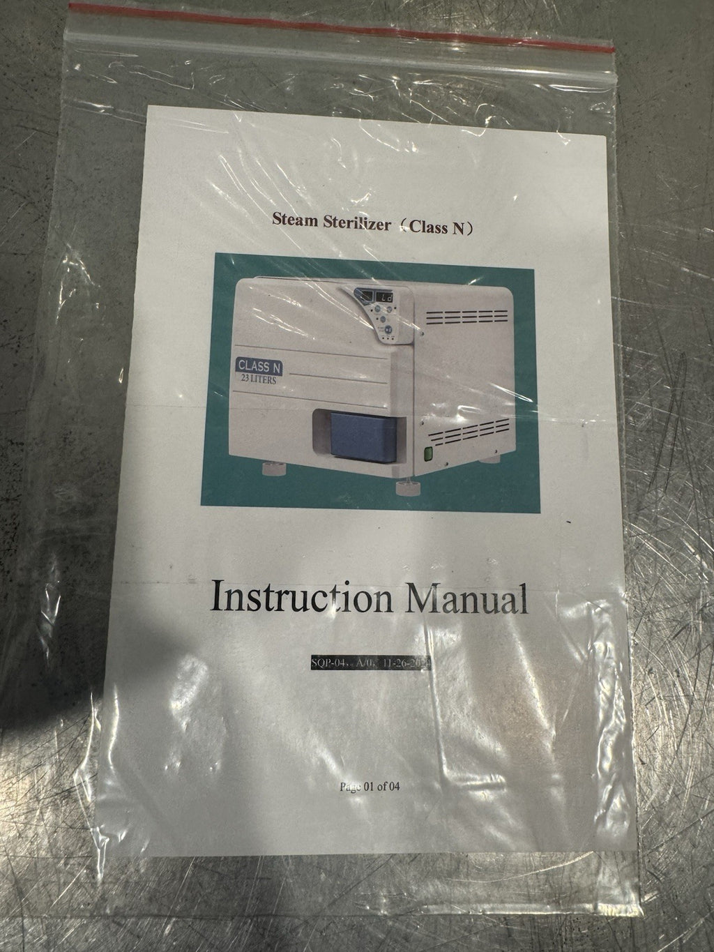 JCH-16 Dental Autoclave Steam Sterilizer Class N 16 Liter 110V NEW! SHIPS FREE!