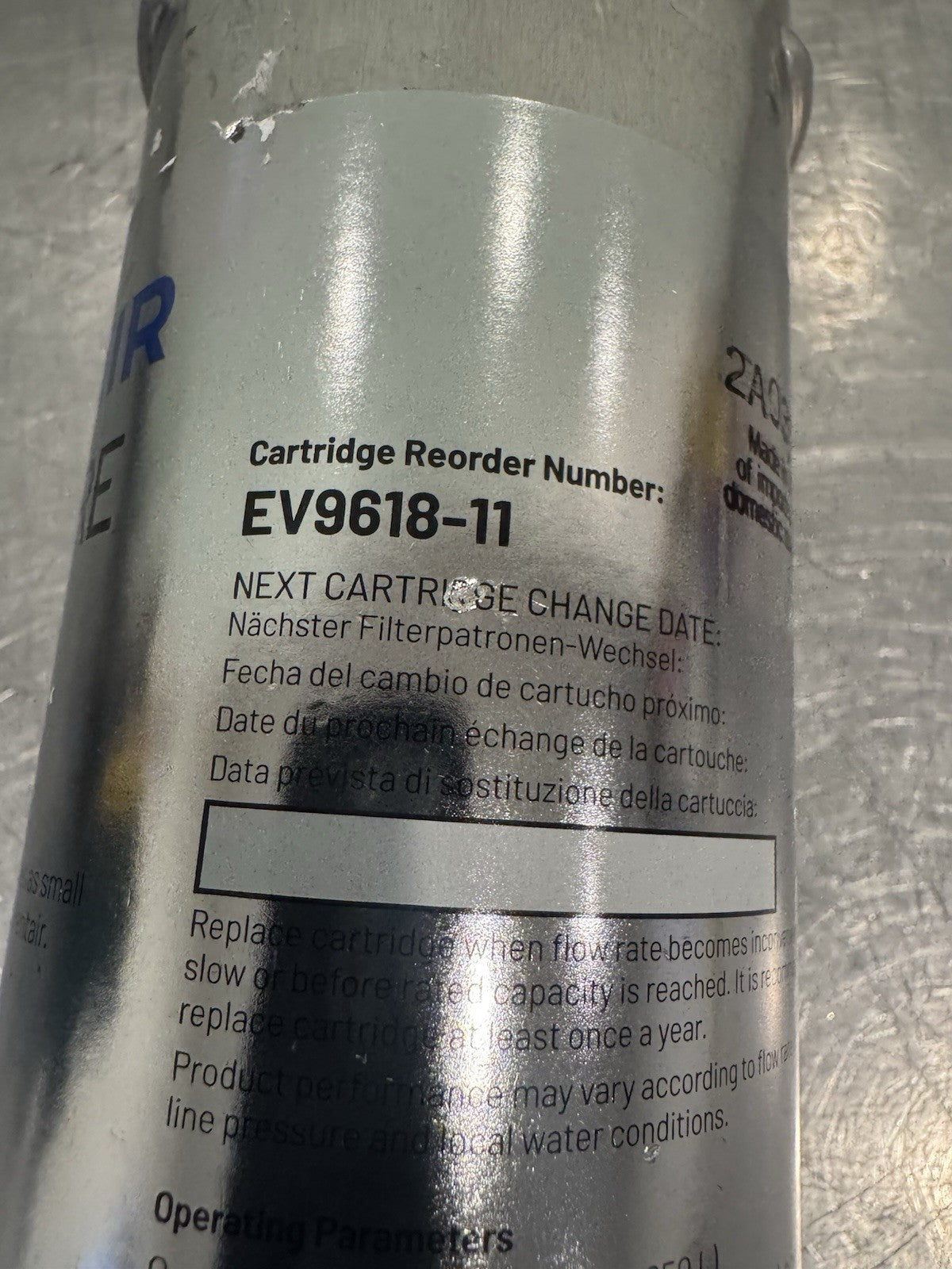 Pentair EverPure EV9618-11 Water Filter Cartridge 7CB5 Carbon Block NEW!