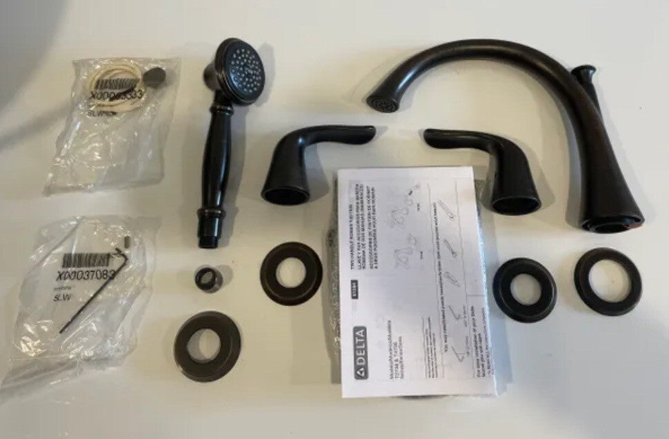 Delta T4738-RB Lahara Roman Tub Trim W/ Handshower Ventian Bronze NEW!!