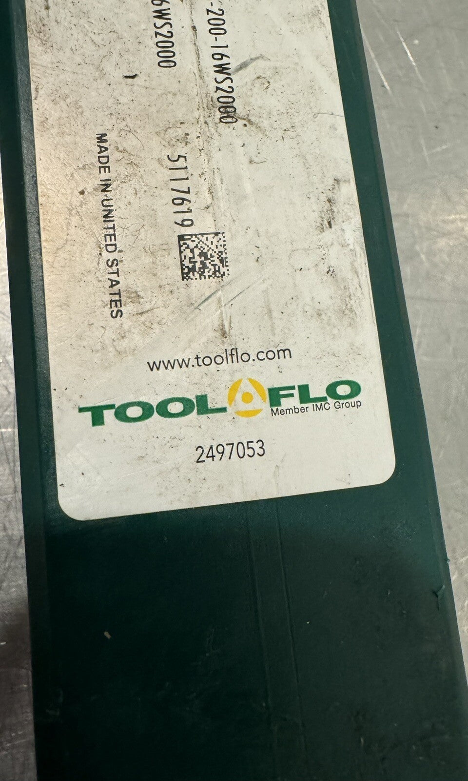 Tool Flo TBNS-200-16WS2000 Indexable Ball Nose End Mill NEW! FREE SHIPPING!