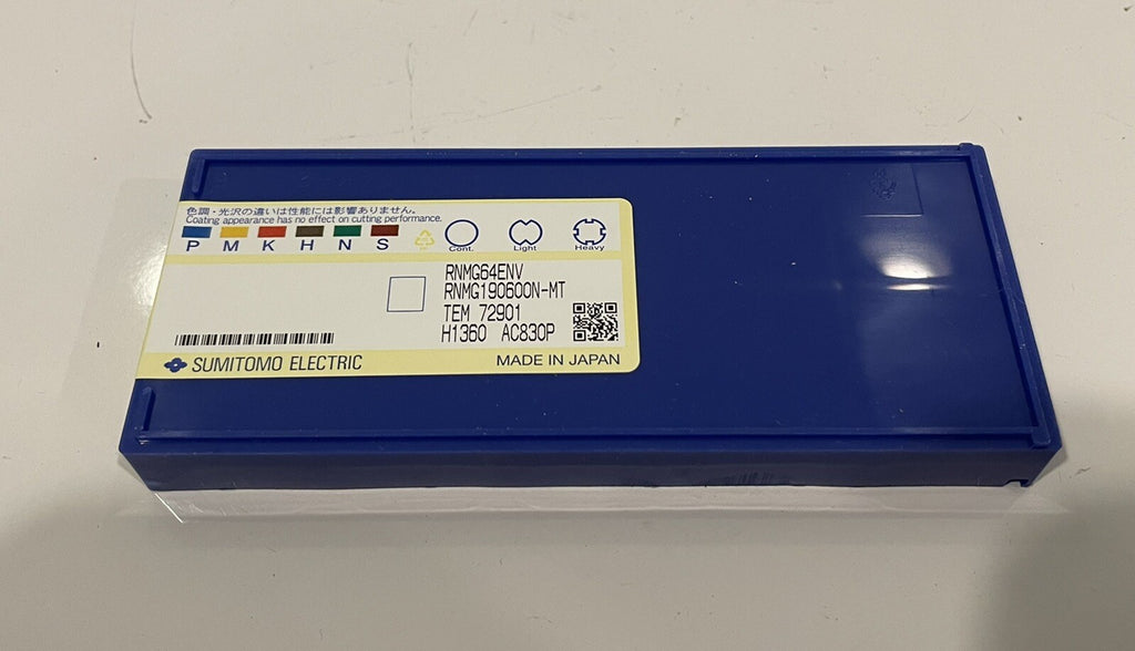 Sumitomo RNMG64ENV Carbide Turning Inserts 10 PACK AC830P NEW! FREE SHIPPING!