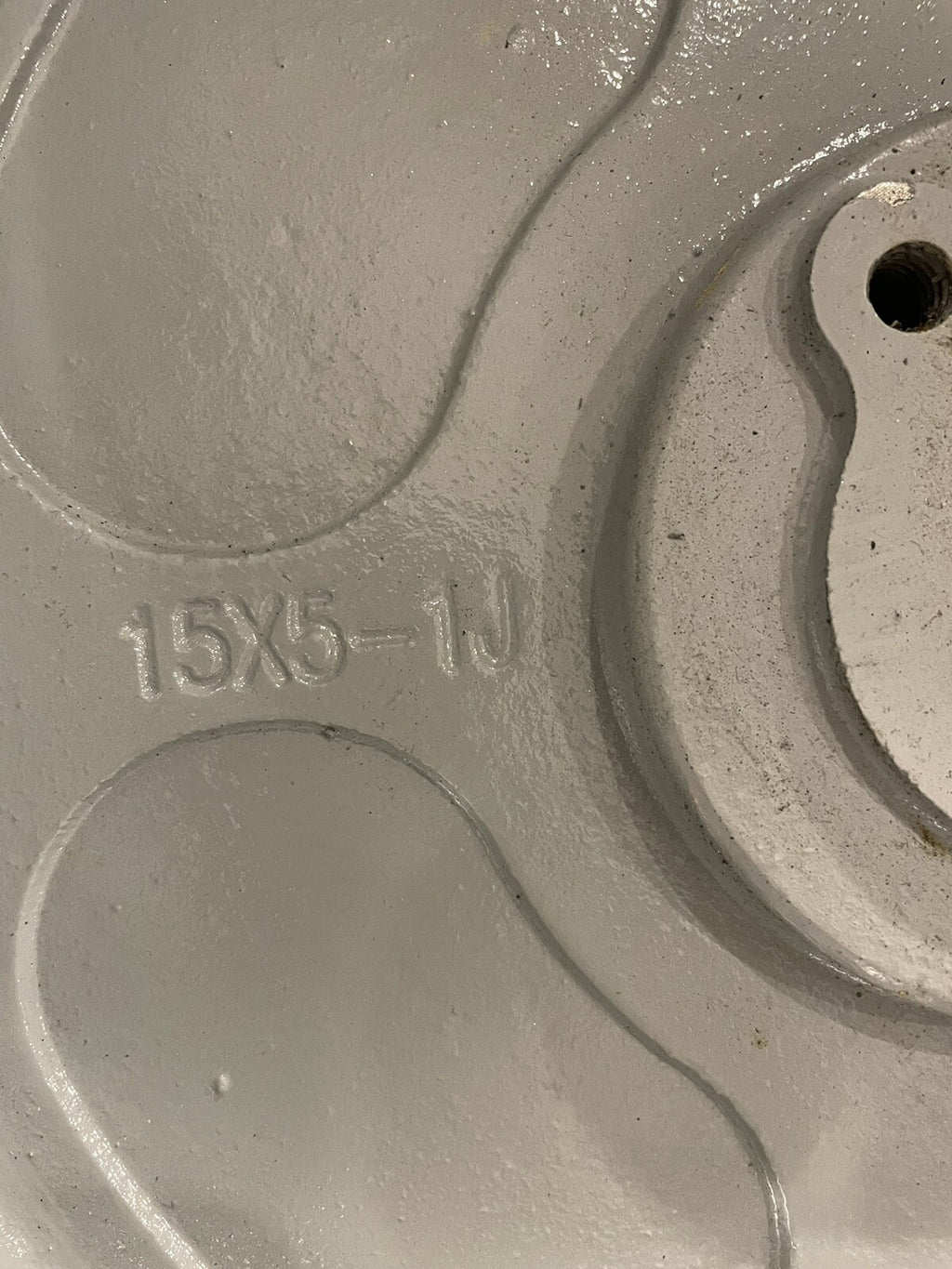 Total Source 15X5 Tire Grey Mould On Wheel Forklift Scissor Lift NEW! SHIPS FREE