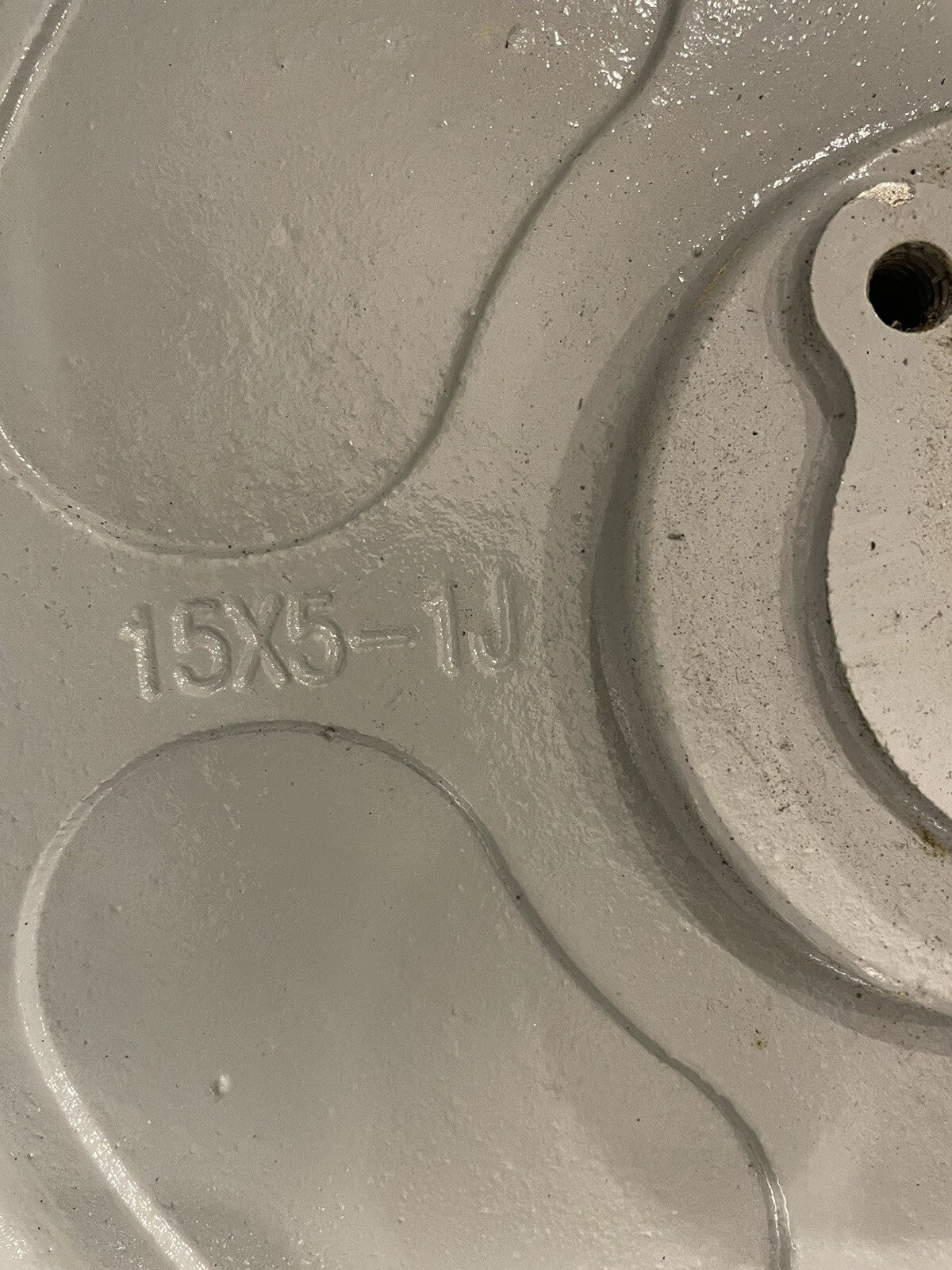 Total Source 15X5 Tire Grey Mould On Wheel Forklift Scissor Lift NEW! SHIPS FREE