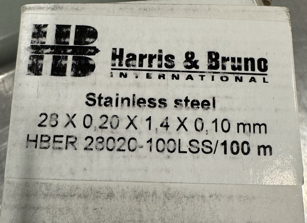 Harris & Bruno C4188 Lamella Doctor Blade SS HBER 28020-100LSS/100 NEW!
