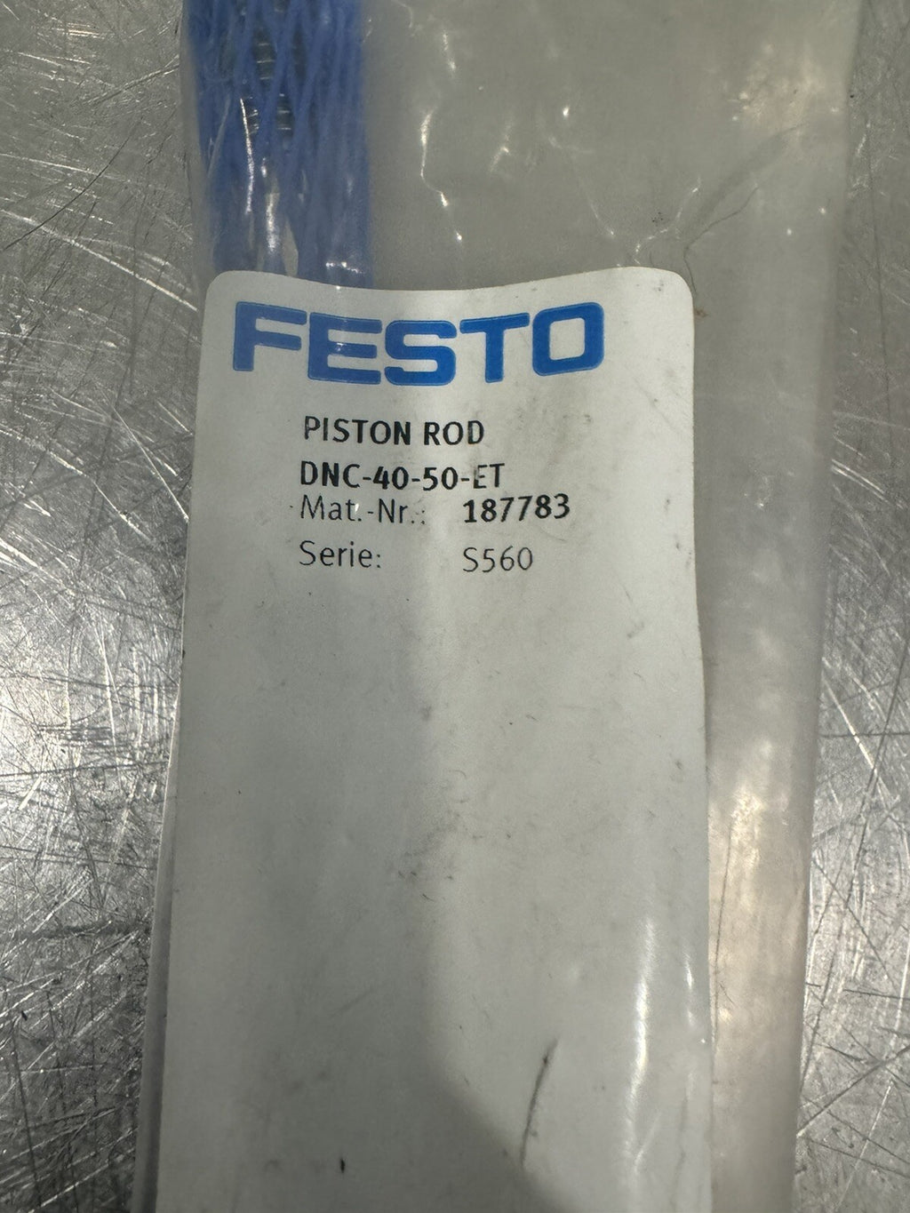 Festo 187783 Piston Rod Cylinder Rod DNC-40-50-ET NEW! FREE SHIPPING!