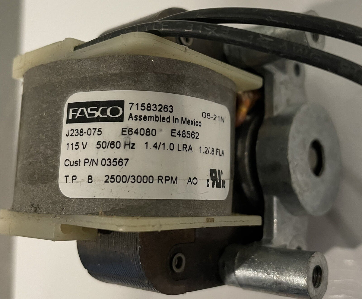 Helmer 120540 Evaporator Fan Motor Fasco 71583263 NEW! FREE SHIPPING!