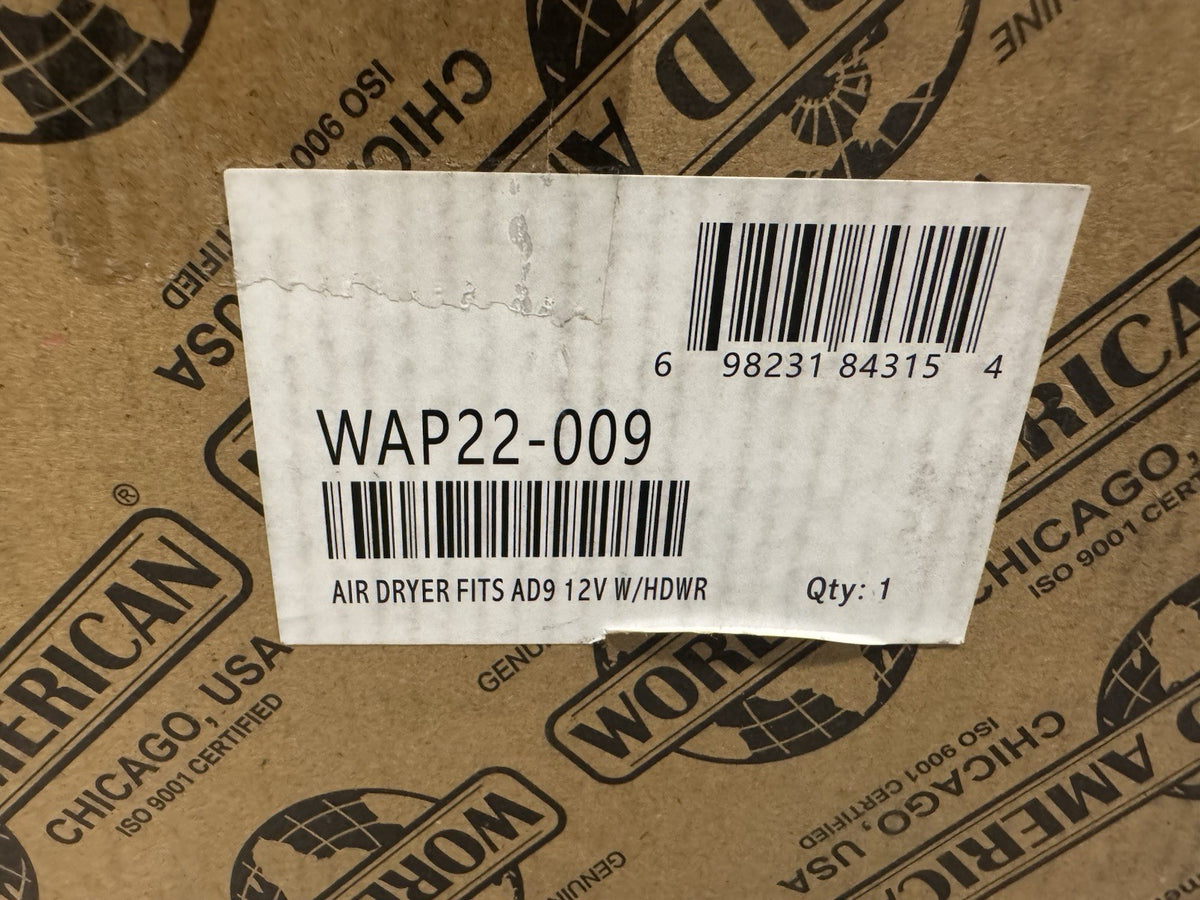World American WAP22-009 Air Dryer Assembly NEW IN BOX! FREE SHIPPING!