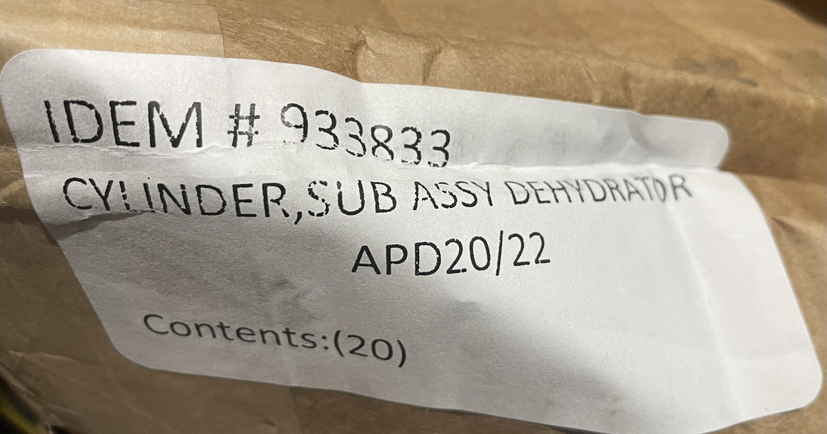 933833 Sub ASSY Dehydrator Cylinder 9" NEW! FREE SHIPPING!