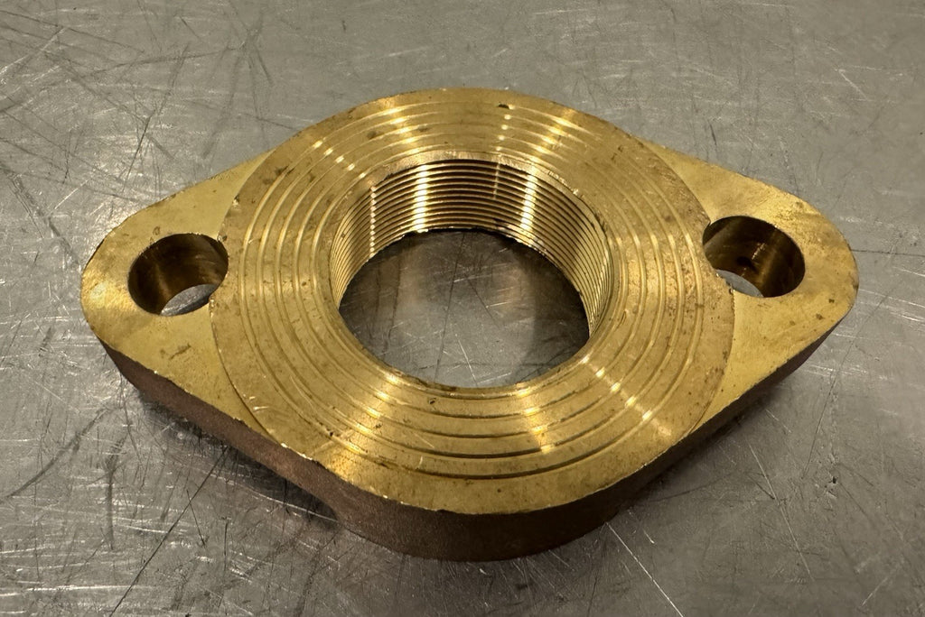 White Rhino Tuff Heavy Duty 2" Bronze Meter Flange DWU NSF-61-G NEW! SHIPS FREE!