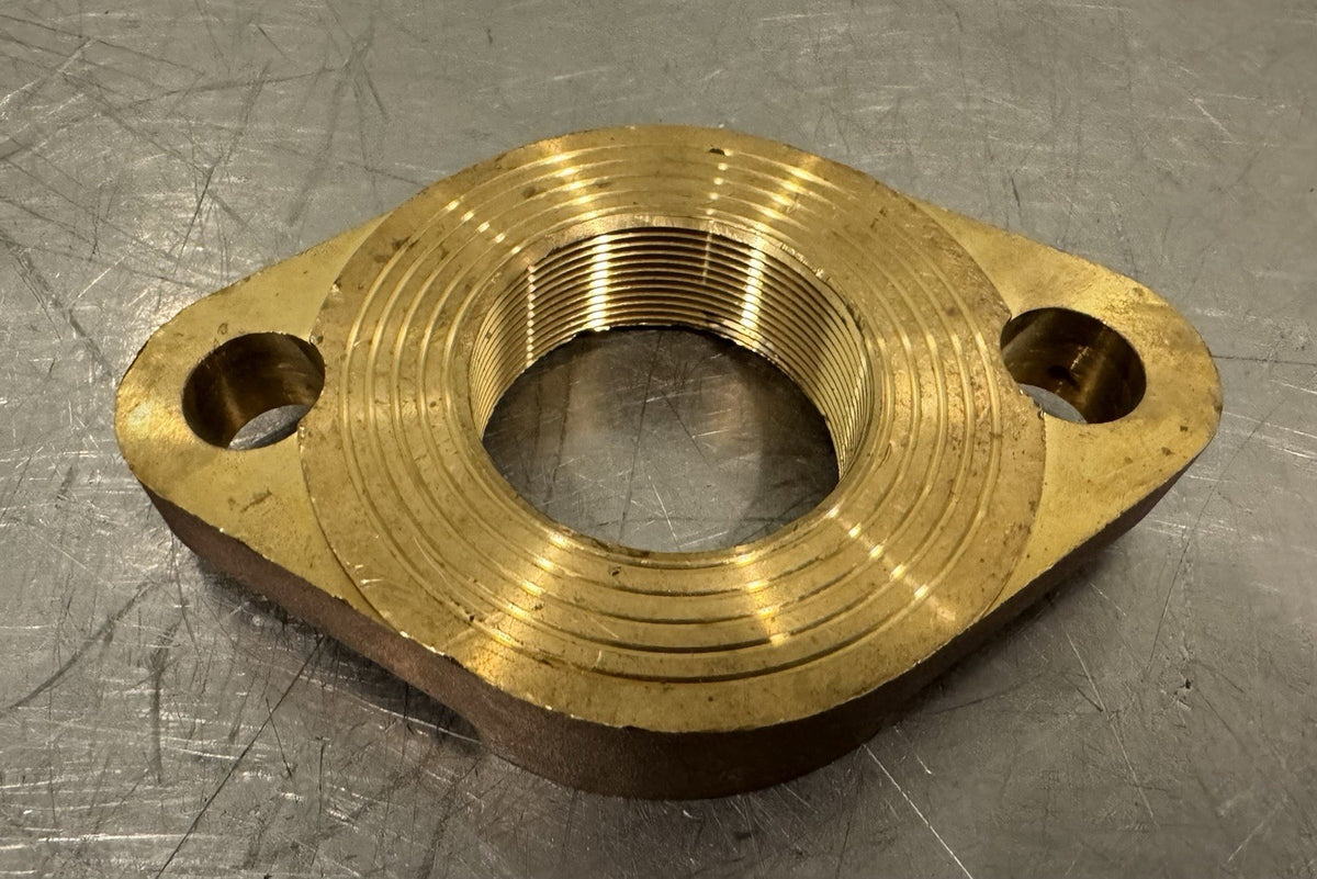 White Rhino Tuff Heavy Duty 2" Bronze Meter Flange DWU NSF-61-G NEW! SHIPS FREE!