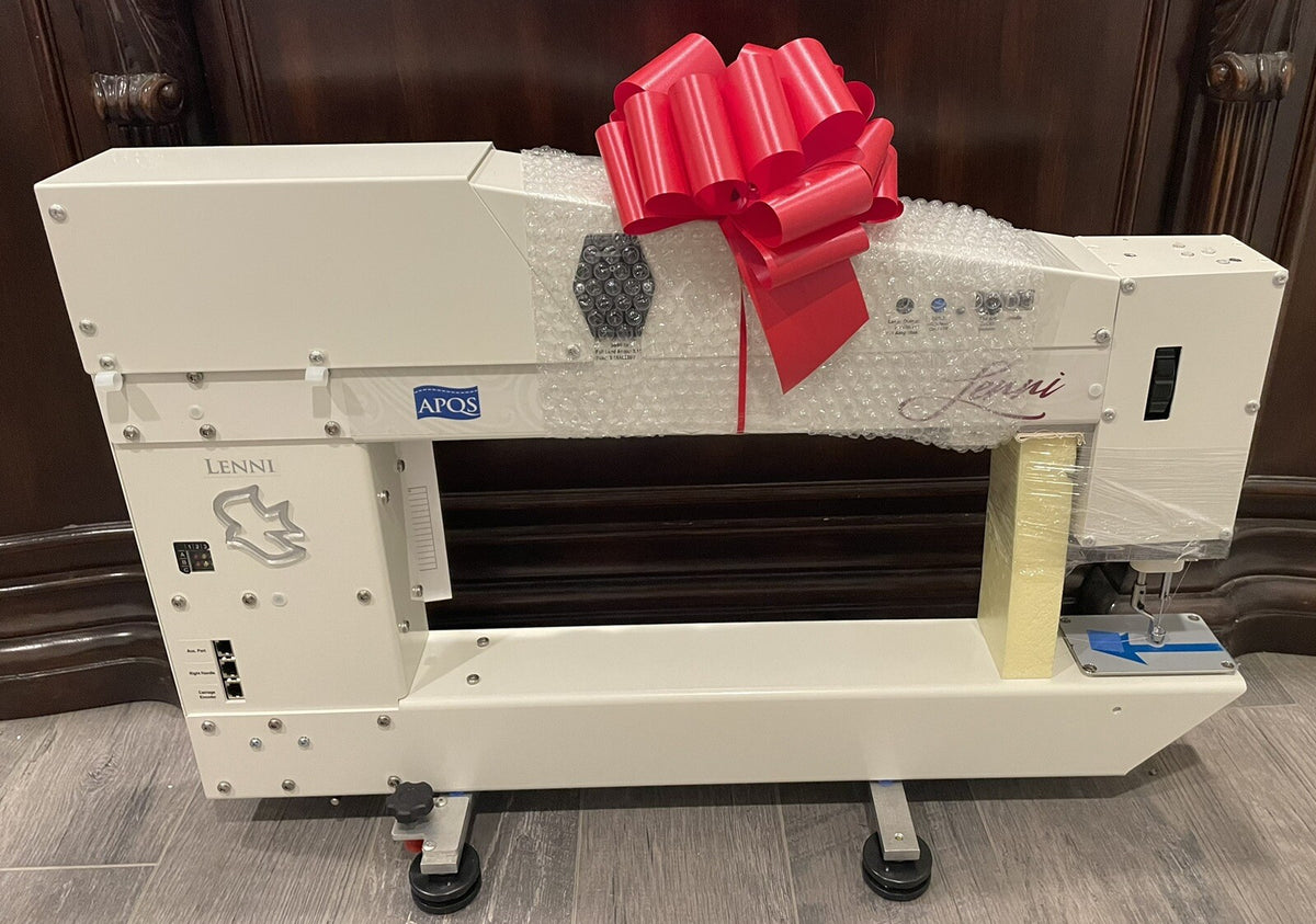 APQS Lenni Longarm Quilting Machine W/ Accessories NO TABLE/STAND NEW IN BOX!