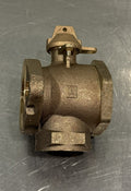Mueller 2” Angle Stop Shutoff Brass Thread X Meter Flange NEW! FREE SHIPPING!