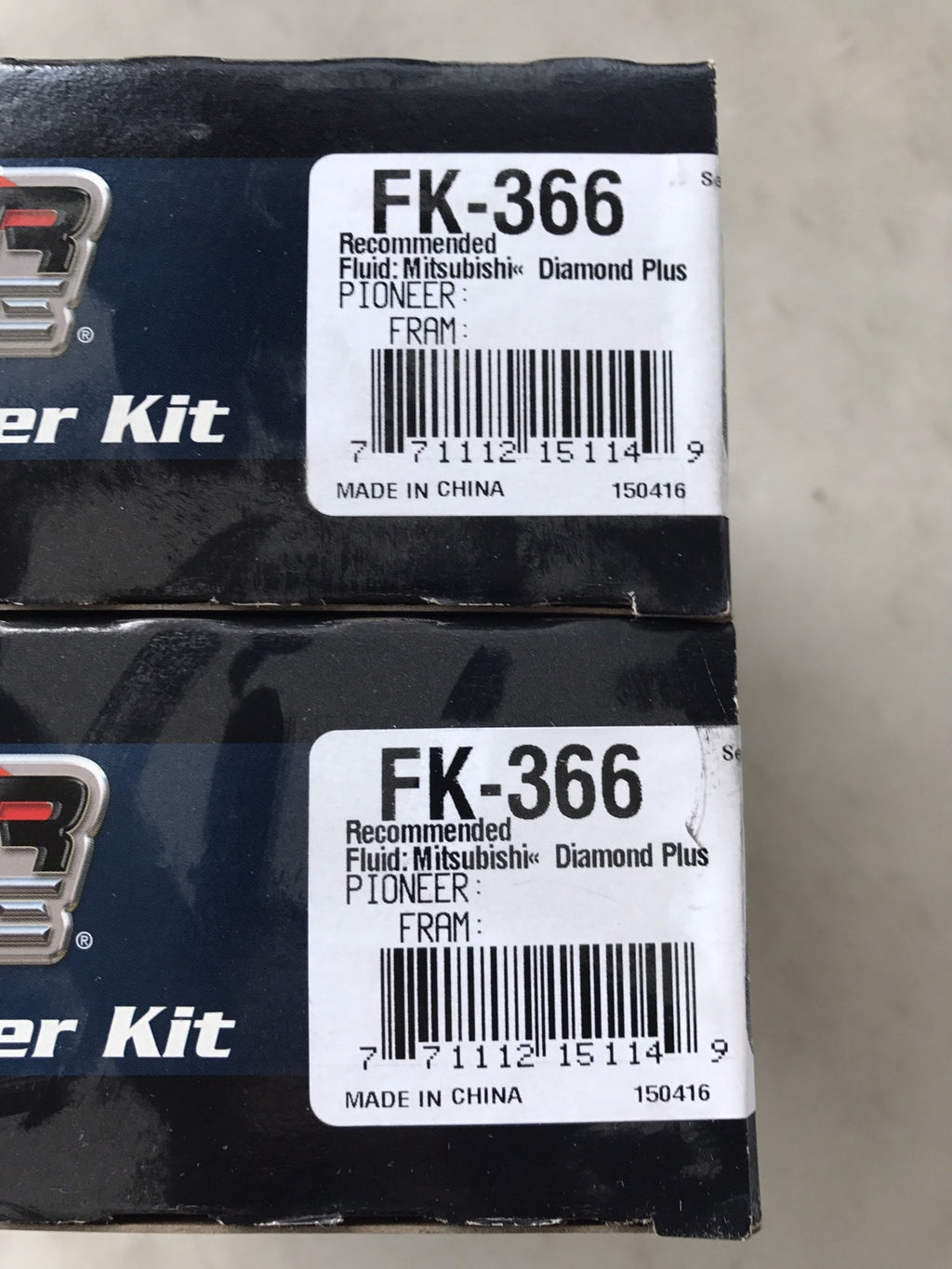 Power Torque FK-366 Automatic Transmission Filter Kit Pack Of 2 FK366 NEW IN BOX