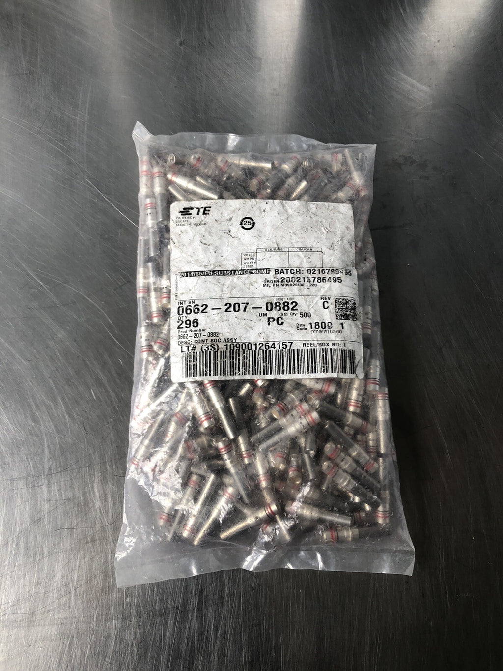 TE 0662-207-0882 Contact Soc Assy Circular Socket Connector Contact NEW!!