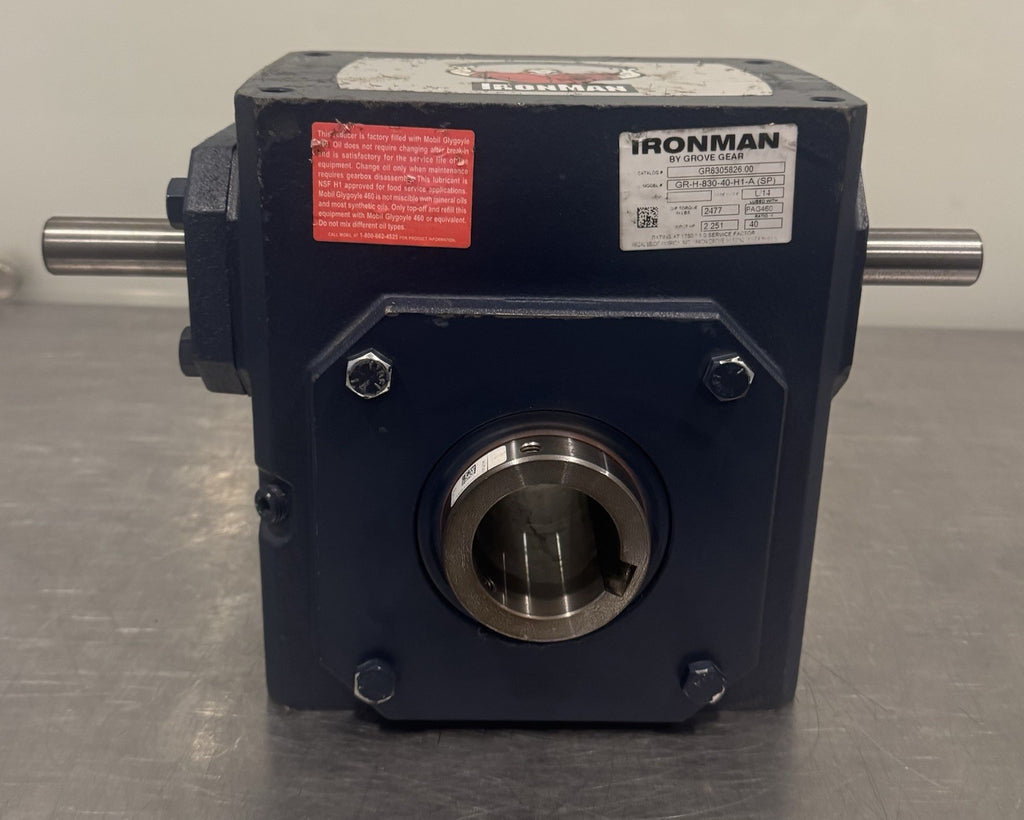 Grove GR-H-830-40-H1-A (SP) Ironman Gear Reducer NEW! FREE SHIPPING!