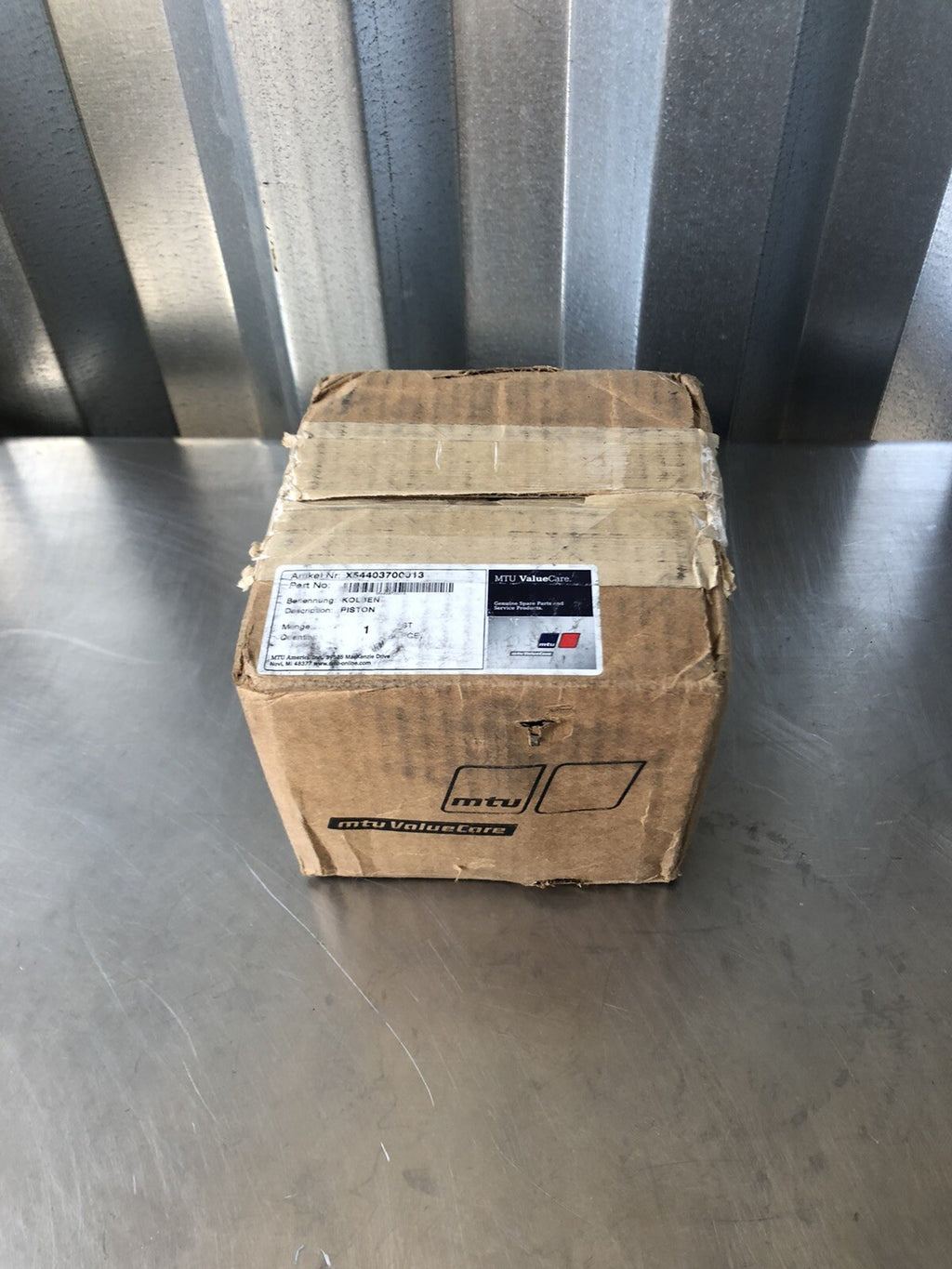 MTU X54403700013 Original Piston Assembly NEW IN BOX!! FREE SHIPPING!!!