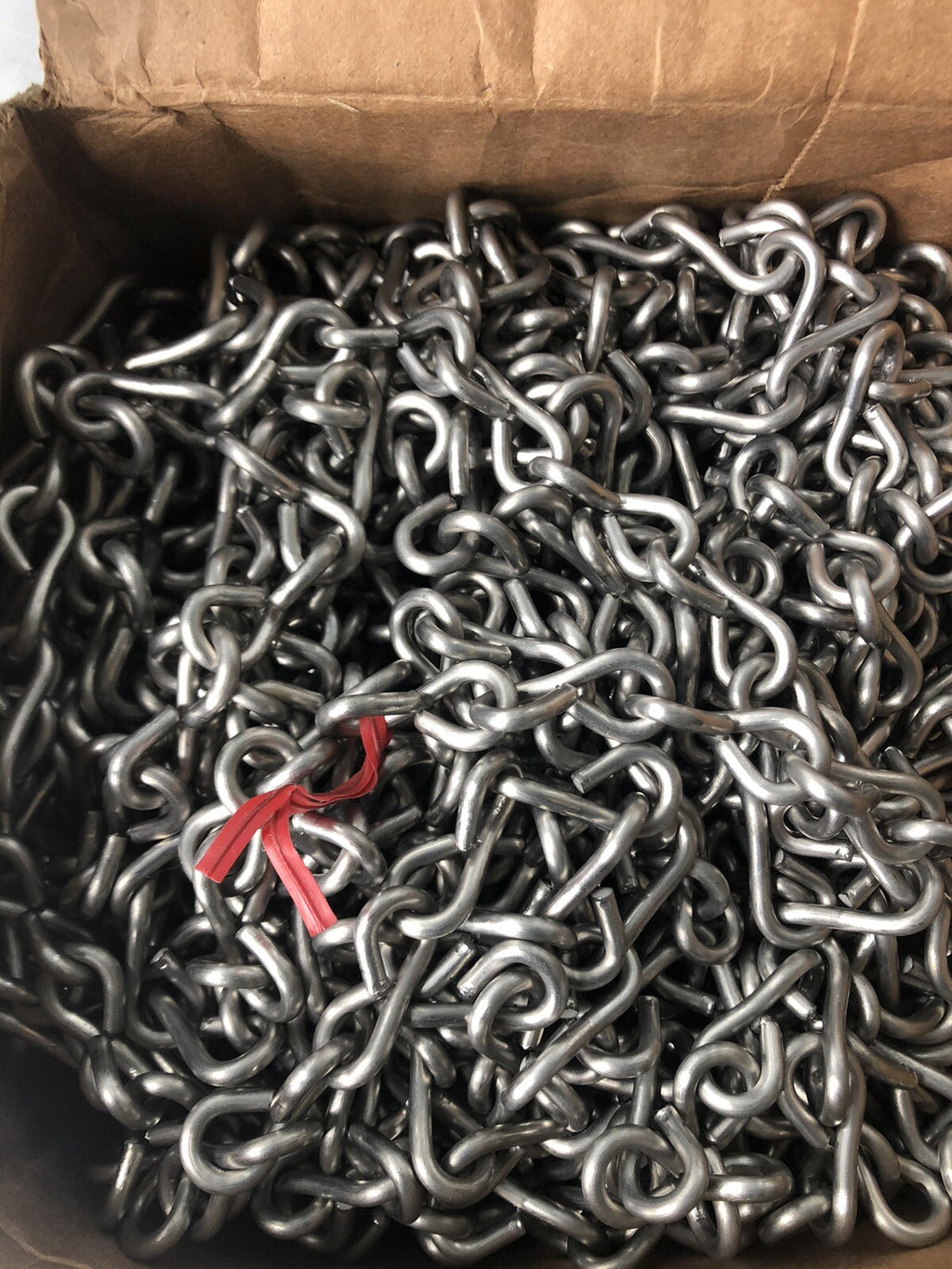 37512 #10 Single Jack 100’ Clean Stainless Steel Chain 43Lb NEW IN BOX!!!