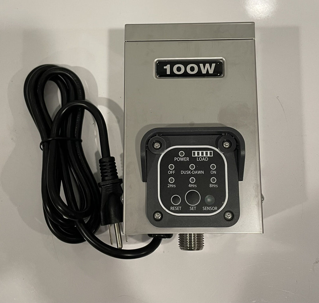 100W Stainless Steel Transformer Timer Lighting Landscape NEW! FREE SHIPPING
