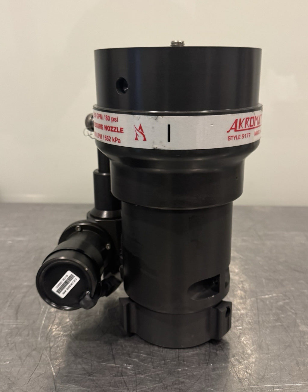 Akron 5177 Akromatic Low Pressure Master Stream Nozzle 2.50 NH 250-1250 GPM NEW!