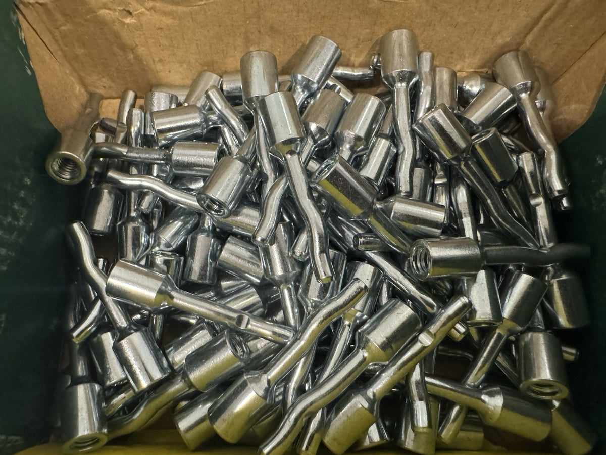 Dottie PS25 1/4” Threaded Rod Spike 100 PACK Zinc Plated NEW! FREE SHIPPING!