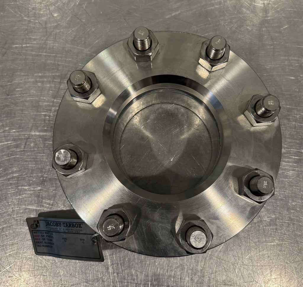 Jacoby Tarbox 5200-PVQ Sight Window 60 Sight Flow Indicator 316SS NEW SHIPS FREE