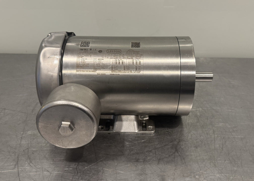 Leeson 122222.00 Stainless Washdown Motor CZ145T17UK2C NEW! FREE SHIPPING!
