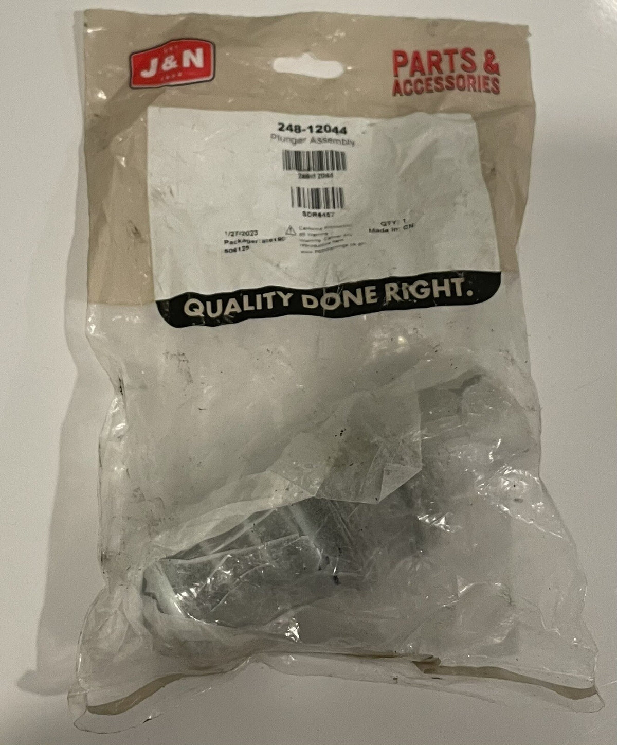 J&N 248-12044 Plunger Assembly 42MT NEW! FREE SHIPPING!